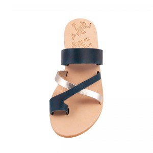 ΓΥΝΑΙΚΕΙΟ ΔΕΡΜΑΤΙΝΟ FLAT ΣΑΝΔΑΛΙ ΤΖΙΝ ΑΝΔΡΟΜΑΧΗ