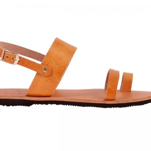 ΓΥΝΑΙΚΕΙΟ ΔΕΡΜΑΤΙΝΟ FLAT ΣΑΝΔΑΛΙ ΦΥΣΙΚΟ ΕΜΠΝΕΥΣΗΣ LUXURY