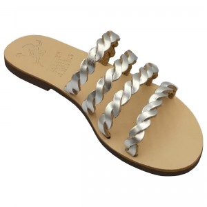 ΓΥΝΑΙΚΕΙΟ ΔΕΡΜΑΤΙΝΟ FLAT ΣΑΝΔΑΛΙ ΑΣΗΜΙ ΙΦΙΓΕΝΕΙΑ