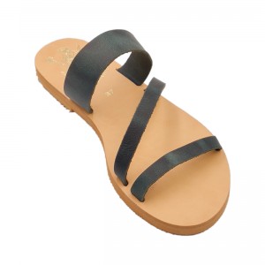 ΓΥΝΑΙΚΕΙΟ ΔΕΡΜΑΤΙΝΟ FLAT ΣΑΝΔΑΛΙ ΤΖΙΝ ΚΕΡΙ ΥΔΡΑ