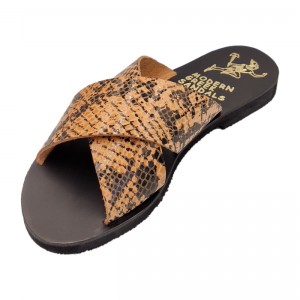 ΓΥΝΑΙΚΕΙΟ ΔΕΡΜΑΤΙΝΟ FLAT ΣΑΝΔΑΛΙ ΦΙΔΙ ΠΕΤΑΛΟΥΔΑ