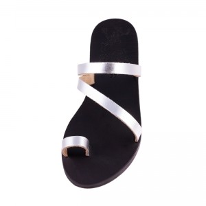 ΓΥΝΑΙΚΕΙΟ ΔΕΡΜΑΤΙΝΟ FLAT ΣΑΝΔΑΛΙ ΑΣΗΜΙ ΟΝΕΙΡΟ