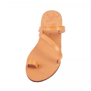 ΓΥΝΑΙΚΕΙΟ ΔΕΡΜΑΤΙΝΟ FLAT ΣΑΝΔΑΛΙ ΦΥΣΙΚΟ ΟΝΕΙΡΟ