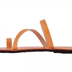 ΓΥΝΑΙΚΕΙΟ ΔΕΡΜΑΤΙΝΟ FLAT ΣΑΝΔΑΛΙ ΦΥΣΙΚΟ ΟΝΕΙΡΟ