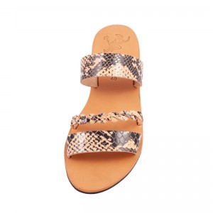 ΓΥΝΑΙΚΕΙΟ ΔΕΡΜΑΤΙΝΟ FLAT ΣΑΝΔΑΛΙ ΦΙΔΙ ΣΙΜΩΝ