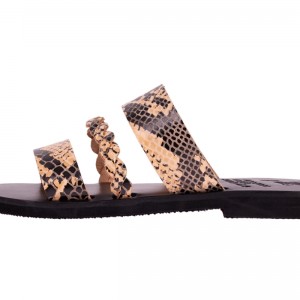 ΓΥΝΑΙΚΕΙΟ ΔΕΡΜΑΤΙΝΟ FLAT ΣΑΝΔΑΛΙ ΦΙΔΙ ΣΙΜΩΝ