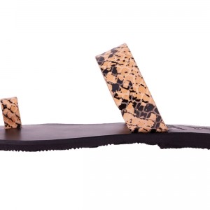 ΓΥΝΑΙΚΕΙΟ ΔΕΡΜΑΤΙΝΟ FLAT ΣΑΝΔΑΛΙ ΦΙΔΙ ΜΟΡΦΗ