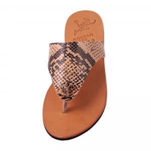 ΓΥΝΑΙΚΕΙΟ ΔΕΡΜΑΤΙΝΟ FLAT ΣΑΝΔΑΛΙ ΦΙΔΙ ΝΕΦΟΣ