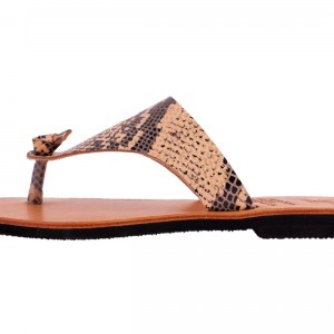 ΓΥΝΑΙΚΕΙΟ ΔΕΡΜΑΤΙΝΟ FLAT ΣΑΝΔΑΛΙ ΦΙΔΙ ΝΕΦΟΣ