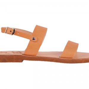 ΓΥΝΑΙΚΕΙΟ ΔΕΡΜΑΤΙΝΟ FLAT ΣΑΝΔΑΛΙ ΦΥΣΙΚΟ ΥΓΕΙΑ LUXURY