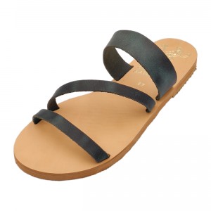 ΓΥΝΑΙΚΕΙΟ ΔΕΡΜΑΤΙΝΟ FLAT ΣΑΝΔΑΛΙ ΤΖΙΝ ΚΕΡΙ ΥΔΡΑ