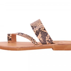 ΓΥΝΑΙΚΕΙΟ ΔΕΡΜΑΤΙΝΟ FLAT ΣΑΝΔΑΛΙ ΦΙΔΙ ΚΑΣΣΑΝΔΡΑ