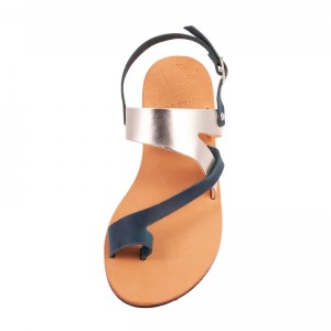 ΓΥΝΑΙΚΕΙΟ ΔΕΡΜΑΤΙΝΟ FLAT ΣΑΝΔΑΛΙ ΧΡΥΣΟ-ΤΖΙΝ ΚΕΡΙ ΚΙΡΚΗ LUXURY