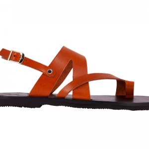 ΓΥΝΑΙΚΕΙΟ ΔΕΡΜΑΤΙΝΟ FLAT ΣΑΝΔΑΛΙ ΤΑΜΠΑ ΚΙΡΚΗ LUXURY