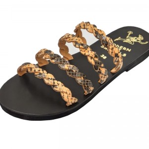 ΓΥΝΑΙΚΕΙΟ ΔΕΡΜΑΤΙΝΟ FLAT ΣΑΝΔΑΛΙ ΦΙΔΙ ΙΦΙΓΕΝΕΙΑ