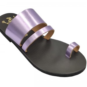 ΓΥΝΑΙΚΕΙΟ ΔΕΡΜΑΤΙΝΟ FLAT ΣΑΝΔΑΛΙ ΛΙΛΑ ΕΡΙΔΑ