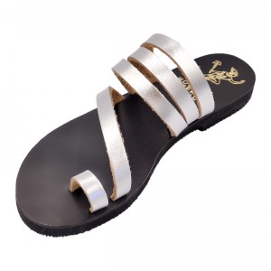 ΓΥΝΑΙΚΕΙΟ ΔΕΡΜΑΤΙΝΟ FLAT ΣΑΝΔΑΛΙ ΑΣΗΜΙ ΑΡΙΑΔΝΗ