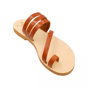 ΓΥΝΑΙΚΕΙΟ ΔΕΡΜΑΤΙΝΟ FLAT ΣΑΝΔΑΛΙ ΤΑΜΠΑ ΑΡΙΑΔΝΗ