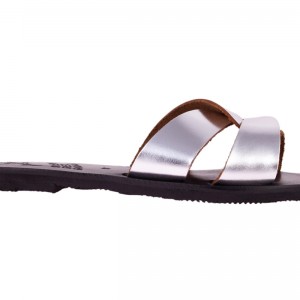 ΓΥΝΑΙΚΕΙΟ ΔΕΡΜΑΤΙΝΟ FLAT ΣΑΝΔΑΛΙ ΑΣΗΜΙ ΔΕΣΜΟΣ