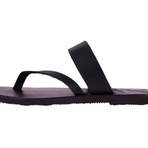 ΓΥΝΑΙΚΕΙΟ ΔΕΡΜΑΤΙΝΟ FLAT ΣΑΝΔΑΛΙ ΜΑΥΡΟ AMAZON