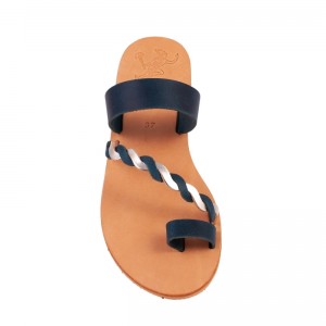 ΓΥΝΑΙΚΕΙΟ ΔΕΡΜΑΤΙΝΟ FLAT ΣΑΝΔΑΛΙ ΤΖΙΝ ΑΙΓΛΗ