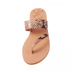 ΓΥΝΑΙΚΕΙΟ ΔΕΡΜΑΤΙΝΟ FLAT ΣΑΝΔΑΛΙ ΦΙΔΙ AMAZON