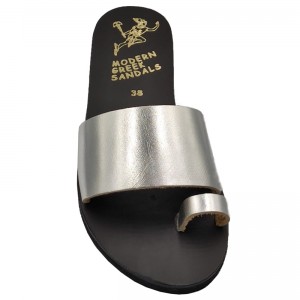 ΓΥΝΑΙΚΕΙΟ ΔΕΡΜΑΤΙΝΟ FLAT ΣΑΝΔΑΛΙ ΑΣΗΜΙ ΑΝΕΣΙΣ